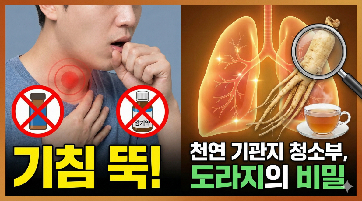 기침에 좋은 도라지